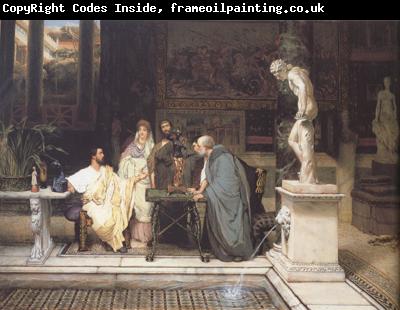 Alma-Tadema, Sir Lawrence A Roman Art Lover (mk23)